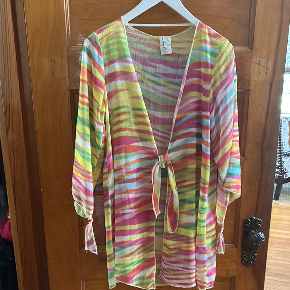 Becca Swim Tie-Front Coverup